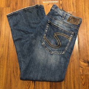 Men’s silver jeans size W40 L32